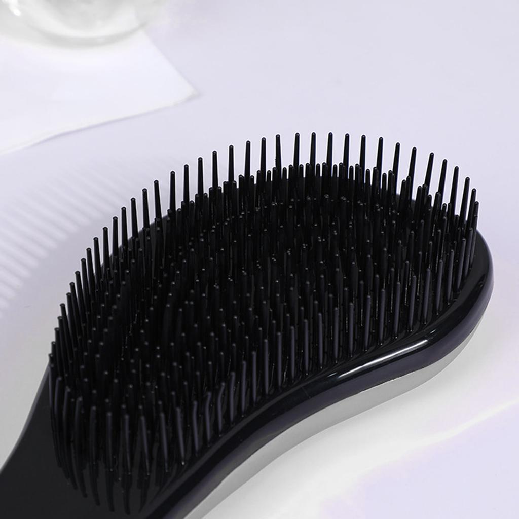Распутывающая щетка с гальваническим покрытием, предотвращающая статическое электричество, модная, портативная, массажная расческа для женщин и мужчин