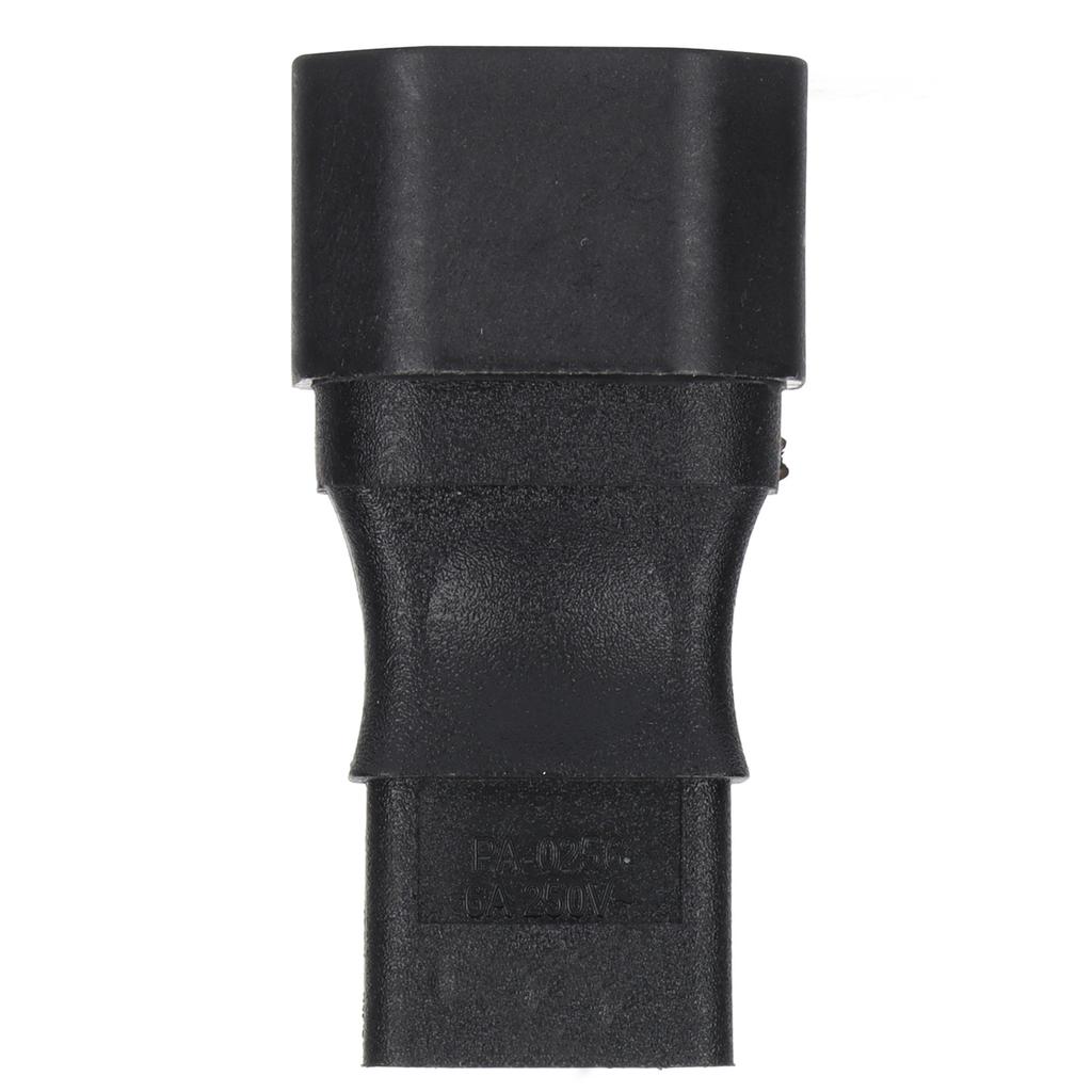Power Adapter Male To IEC Female Durable Long Life Converter Plug for AC Output 6A 250V