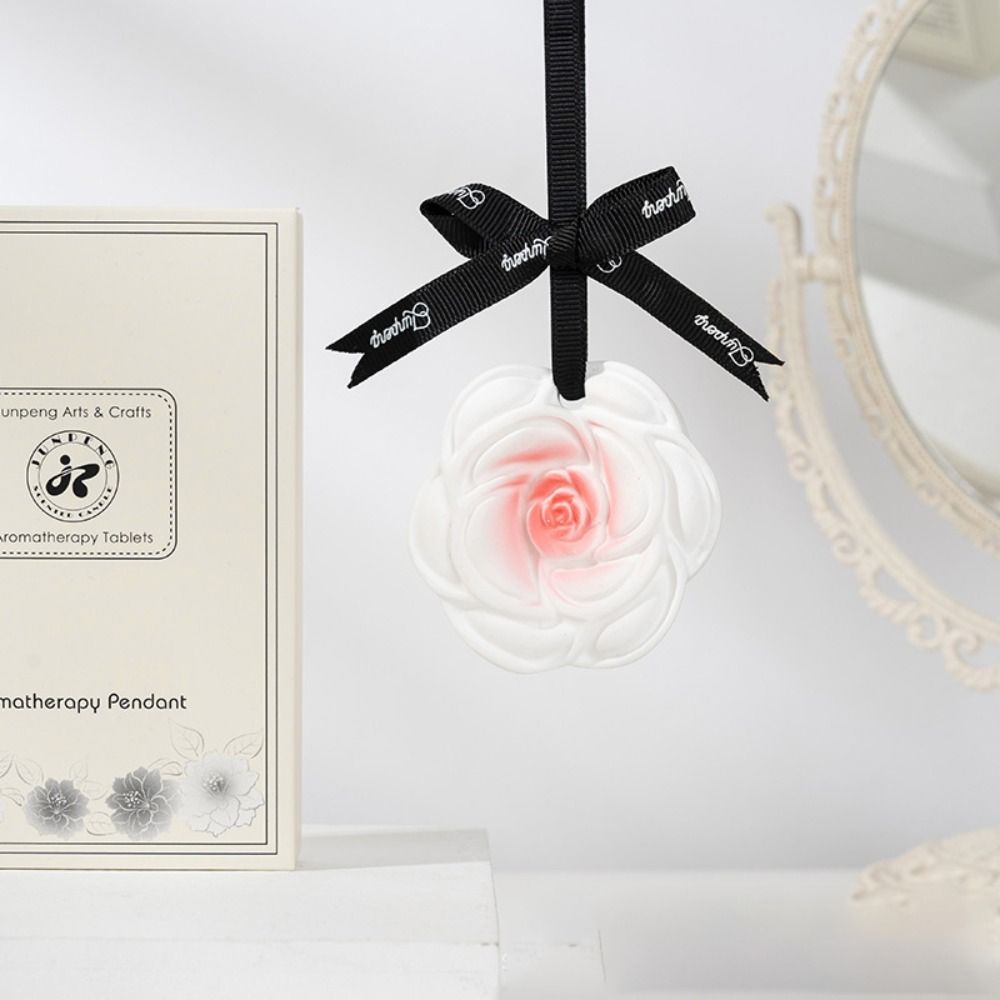 Cherry Blossom Plaster Car Perfume Pendant Gypsum Air Freshener Pendant Aromatherapy Wax Tablets