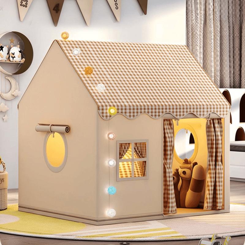 Принцесса Замок Игровая палатка для дома: Подарок на день рождения для девочки и уютное место для сна