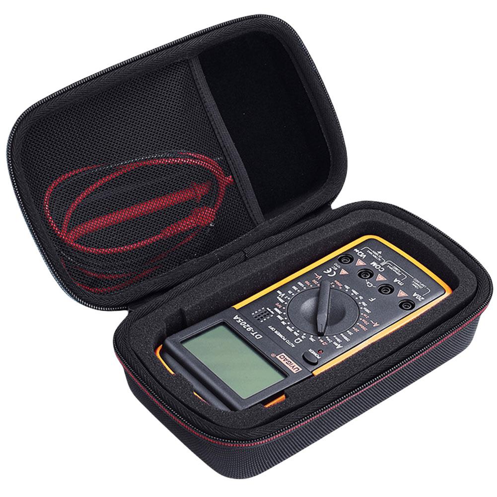 Ударопрочная сумка для хранения и переноски, водонепроницаемая сумка с сеткой для цифрового мультиметра Fluke F115C/F117C/F17B+