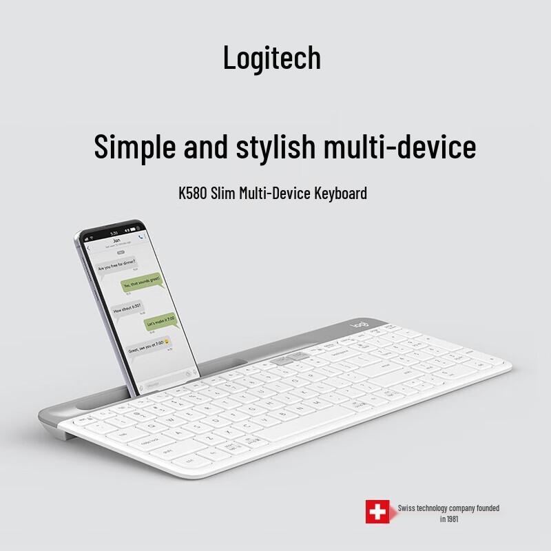 Logitech Многоустройственная Bluetooth-клавиатура K580