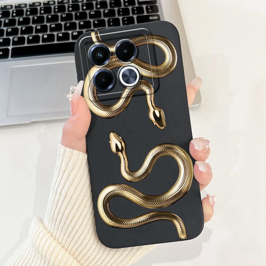 For Infinix Note 40 5G X6852 Phone Case Silicone Soft Back Cover For Infinix Note40 X6851 Bumper Dragon Cat Flower Butterfly Bag