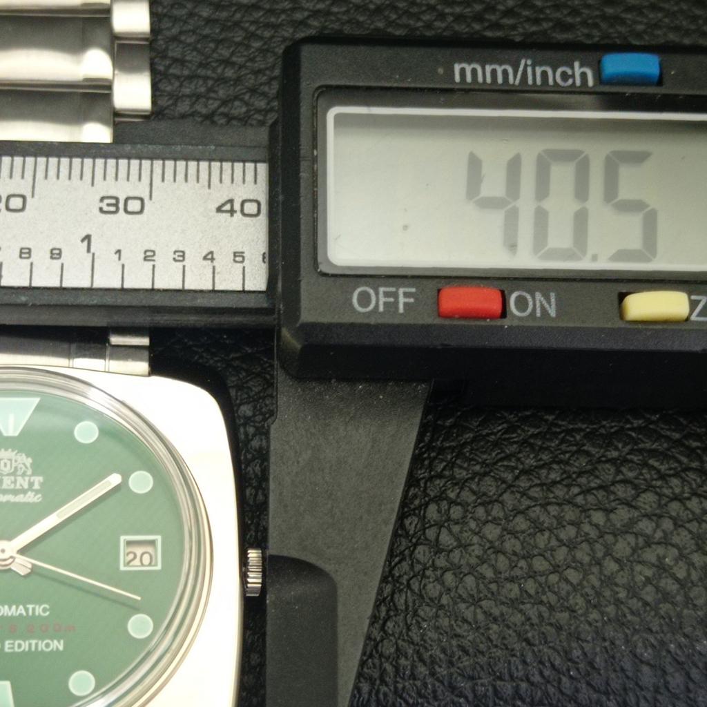 USED VINTAGE ORIENT AUTOMATIC 46941 JAPAN MENS GREEN COLOR DIAL WATCH A702206-5 R123-a702206