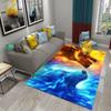 Wolf Carpet Household Rug for Children's Bedroom Living Room Chair Bedside Modern Simple Floor Mat Bathroom Kitchen Non-slip Mat