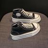 Women's Canvas Shoes New Spring Korean Version Ins All-match Thick-soled Shoes Spring and Autumn Casual Shoes