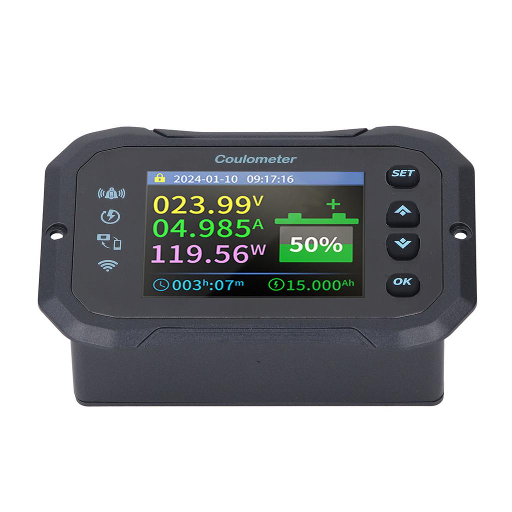 WiFi Battery Monitor 10100V 050A Двунаправленное обнаружение Bluetooth Удаленный мониторинг батареи