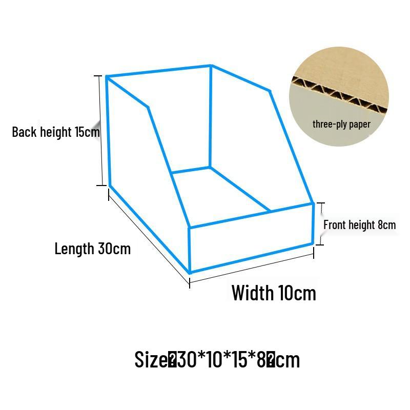 Пятислойный сверхпрочный органайзер для хранения с наклонными отделениями, идеально подходящий для склада или супермаркета.