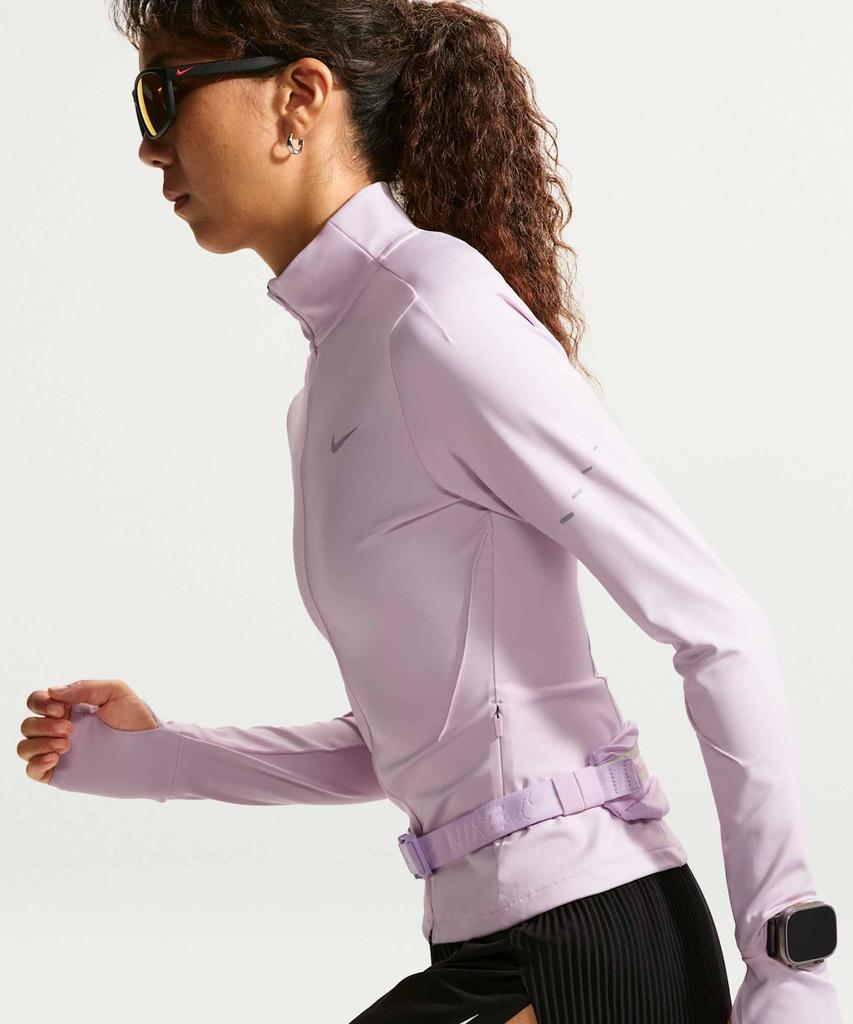 NIKE Swift Dri-Fit Full-Zip Running Jacket W - Bleached Lilac / Im7537-583