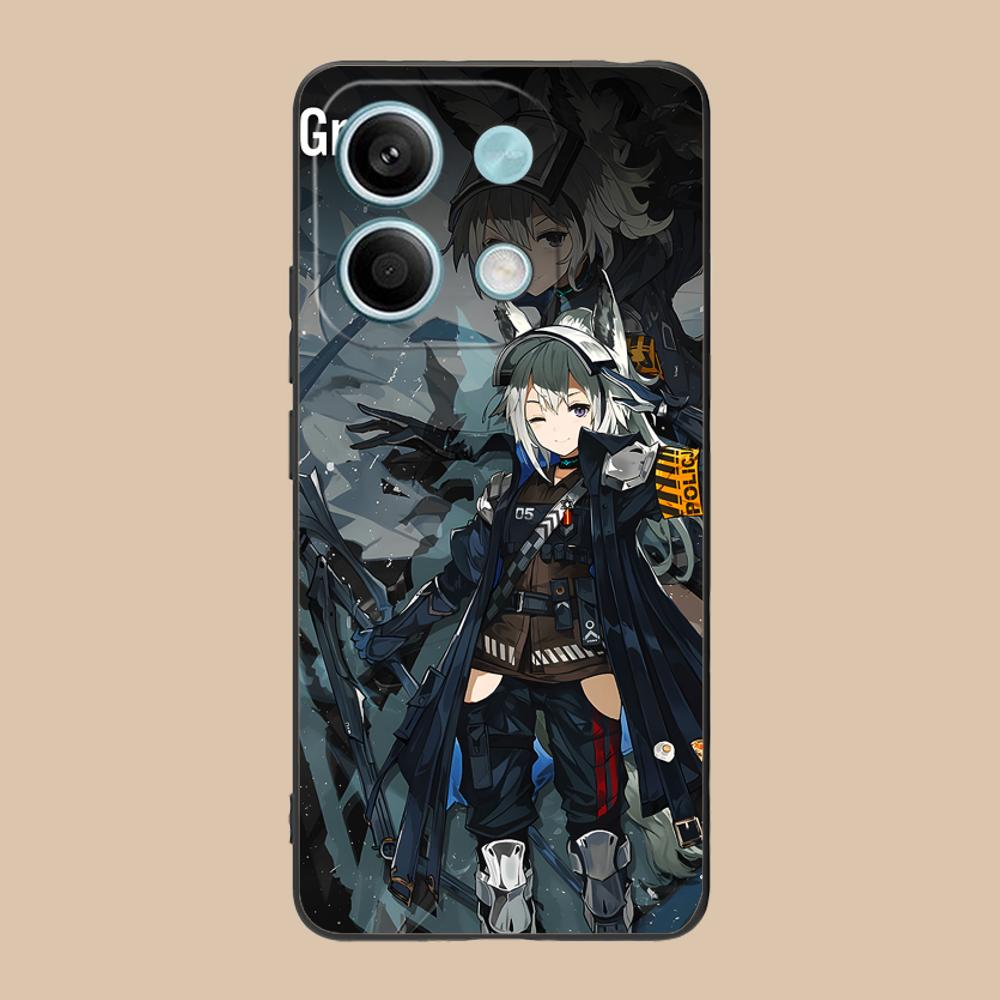 Чехол для мобильного телефона Arknights Grani Матовый ТПУ для Xiaomi 15 14 13 12 Mi 11 T Ultra Lite Pro S X 5G Цветная Печать