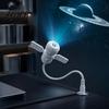 Проектор Звездного Неба с Цветными Точками, USB-Лампа Луна Космос для Автомобиля, Регулируемое Освещение Сцены, Спальня, Креативный Фон для Прямых Трансляций