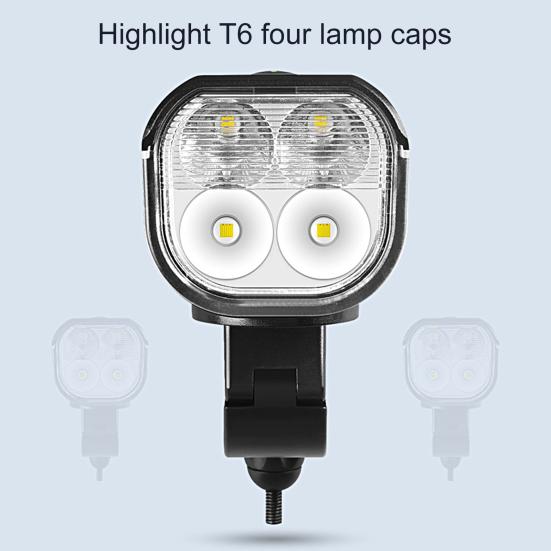 Велосипедный передний фонарь Супер яркий USB перезаряжаемый Быстросъемный Индикатор заряда Высокий децибел