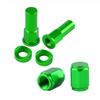 3Pcs Motocross Rim Lock Nut Kit Tire Clamp Screw Rim Lock Nut Spacer Kit Dirt Bike Rim Lock Nuts Bolts Spacer Motocross Valve Cap