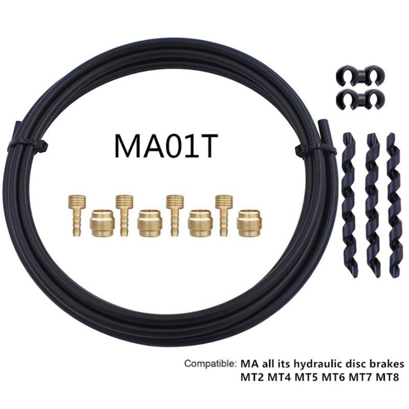 Комплекты тормозных шлангов и латунных соединительных вставок для велосипеда 3000 мм Велосипедные комплекты гидравлических дисковых тормозных шлангов для BH59 BH90 Avid