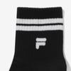 [Fila Kids] F Logo Long Neck Socks  Fk3scF5350x Blk  q0zFk3scF5350xBlk