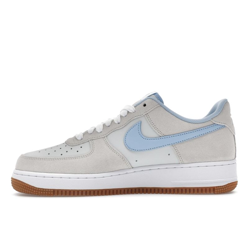 Nike Air Force 1 07 LV8 Photon Dust Psychic Blue Men Sneakers Grey White Gum-Light-Brown IB6388-002
