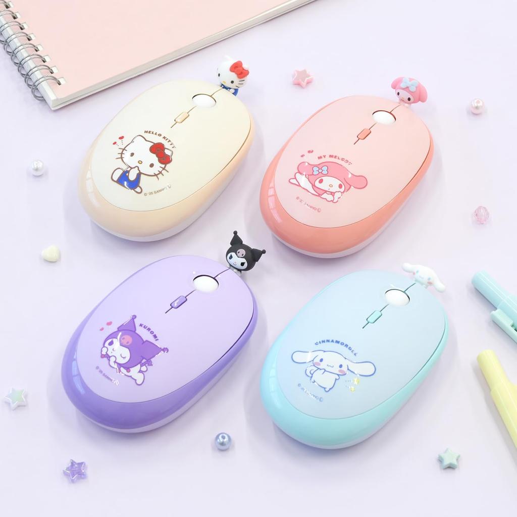 Gourmandies Sanrio Characters Bluetooth Mouse My Melody SANG-558MM