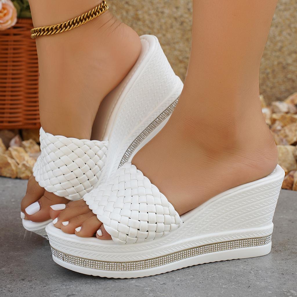 Women Beach Wedges Sandals 2026 New Summer Daily Comfortable Shoes Women Slip On Non-slip Platform Sandals Sandalias De Mujer