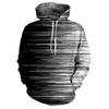 Men's Geometric Vertigo 3D Printed Hoodie Black and White Casual Street Sweatshirt Fashion Graffiti Inkjet Personalized Hoodie
