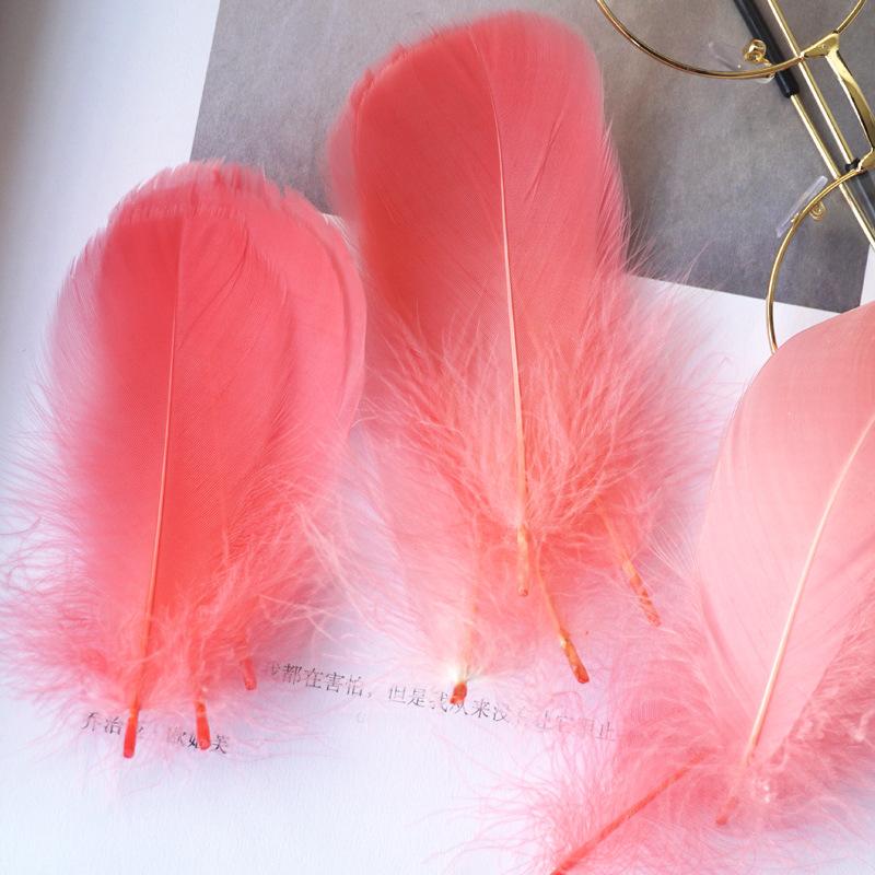 Natural Goose Feathers Plumes 4-8cm 8-12cm Swan Feather Plume for Home Decoration Craft DIY Wedding Jewelry Accessories 100pc