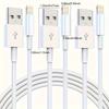 1 шт. 3 шт. для iPhone кабель для зарядки Lightning кабель для передачи данных оригинальный MFi сертифицированный USB A кабель для зарядки подходит для iPhone 13 12 11