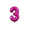 32-Inch US Number Birthday Party Balloons - Individual Aluminum Film