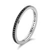 Bamoer TOP SALE Authentic 925 Sterling Silver 4 Colors Dazzling CZ Stackable Rings for Women