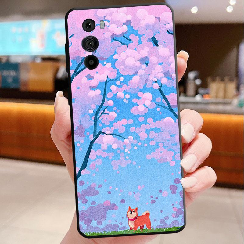 Phone Case For Motorola Edge 50 40 Pro 60 50 40 30 Ultra Neo Fusion Moto G85 G72 G53 G54 G84 G13 G32 Shiba Inu