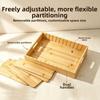 Adjustable Dividers Lid Organizer Multifunction Snack Storage Container  Living Room Decor