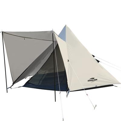 Soomloom Person Tent Pristine S One Pole с внутренним солнцезащитным тентом Comfort Hiking 3-4 315x275x170/280x240x170 Ветрозащита/Защита от дождя/Защита от УФ-излучения/Вентиляция