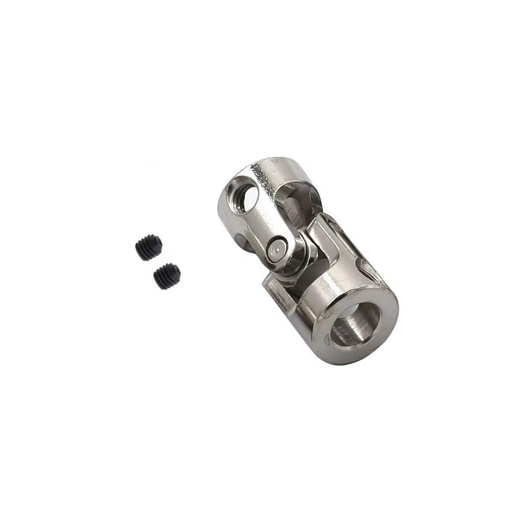 2.3/3/4/5/6/8/10/12mm Motor Connector Silver Joint Coupling Gimbal Shaft Coupler  for RC Car Boat