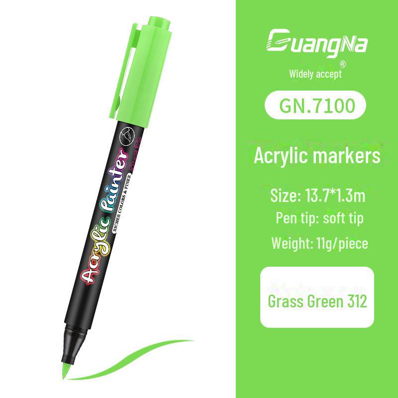 Acrylic Water-Based Paint Marker Pen for DIY, Graffiti, Body Painting - Soft Head Hand Account Painting Pen
