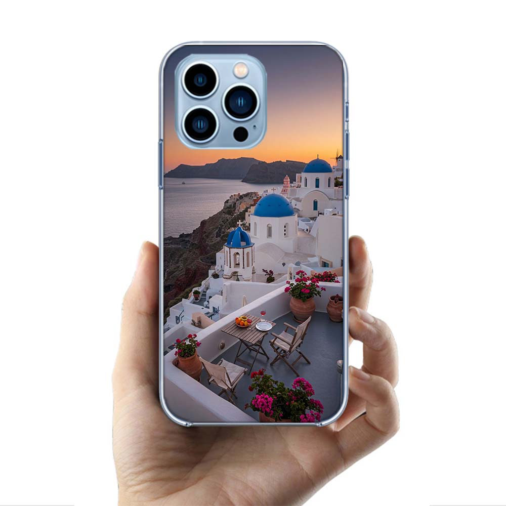 Greece in summer. Santorini Cases Phone Case For Iphone 17E 16E 17 Air 16 Pro Max 15 Pro 14 Plus 11 13 12 Mini Cover Cases Compa
