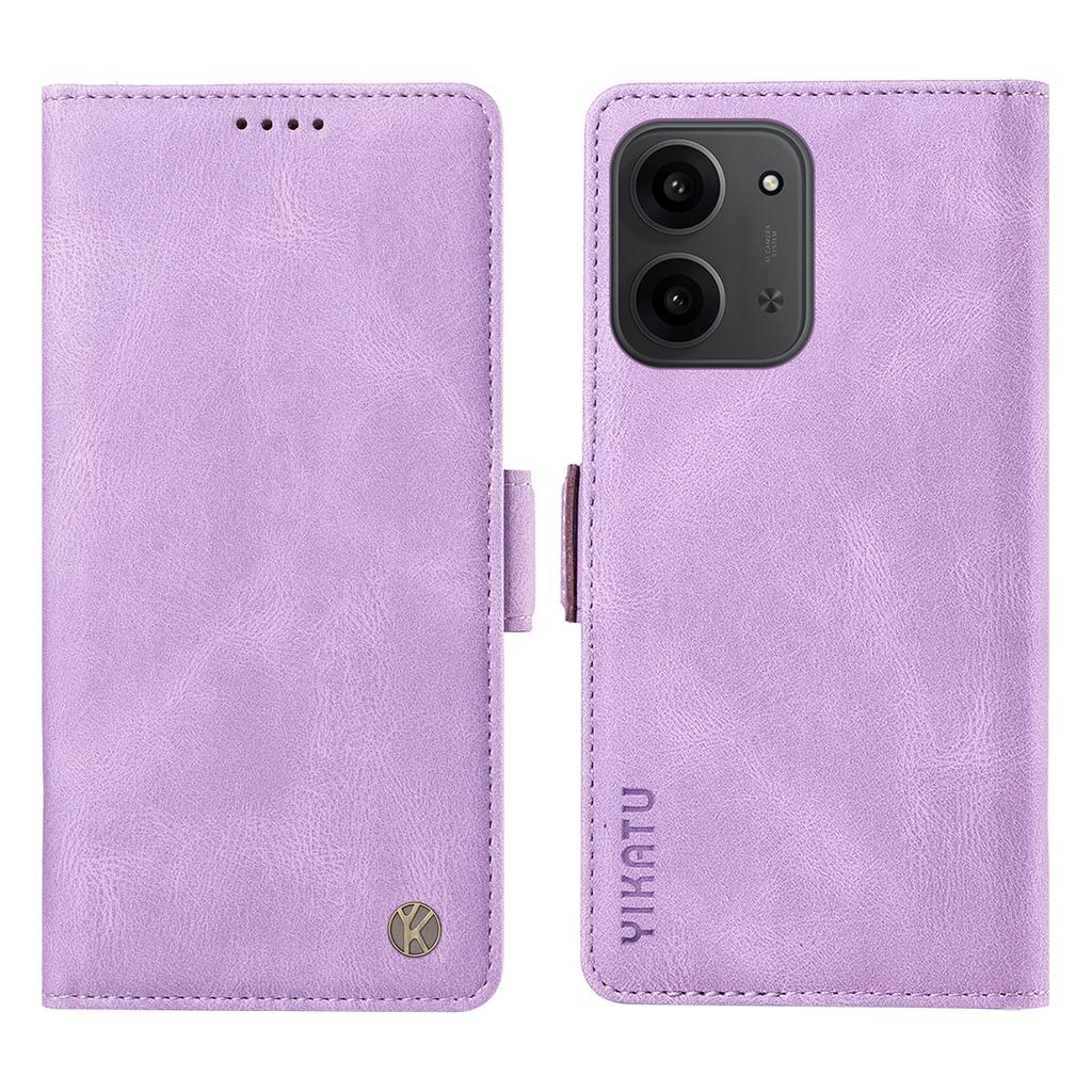 For Xiaomi Redmi 15C 4G (173mm) Leather Case YIKATU YK-005 Skin-touch Feeling Wallet Phone Cover