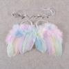 Feather Angel Rhinestone Headband Set Baby Chiffon Flower Headband Hair Accessories Newborn Po Prop Costume