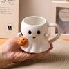 Pumpkin Ghost Halloween Water Cup Magic Phantom Pixie Mug Creative Coffee Mug Weird Couple Mug