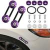 Bumper Trunk Quick Release Front Rear Bumper Fastener Kit (Purple)