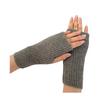 1 Pair Fall Winter Gloves Half-finger Cover Knitted High Elasticity Non-slip Student Writing