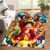 One Piece Luffy & Crew Pattern Printed Rug, Anime Style Home Decor, Anti-slip & Stain-resistant Carpet for Bedroom & Living Room