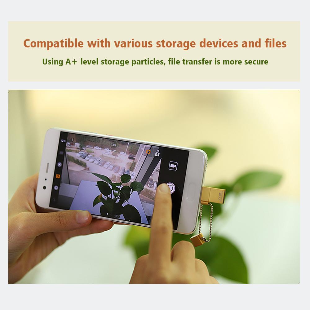 Флэш-накопитель STmagic USB3.0 типа C, двойной флеш-накопитель, 64 ГБ/32 ГБ/128 ГБ, металлический тип A OTG, мини-память, USB-накопитель для смартфона