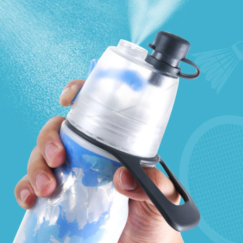 PE Drink Spray Cup Drinkware Sport Fitness Water Cup Travel Bottles Spray Water Bottle Cycling