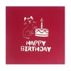 3D Pop-Up Style Greeting Card Cat Birthday Greeting Cards Paper Hollow-Out Cake Creative Handmade Birthday Gift