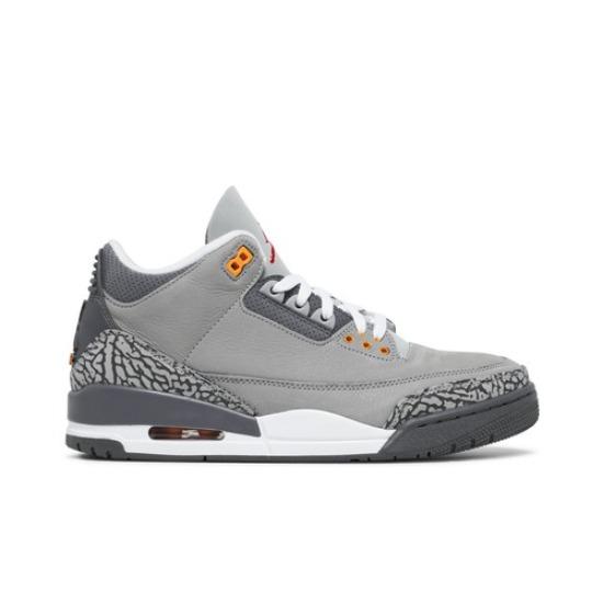 Air Jordan 3 Mid Cool Grey 2021 Мужские Ретро Кроссовки CT8532-012