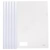 Jindeli A4 Прозрачные треугольные папки-файлы с выдвижной планкой (5-Pack)