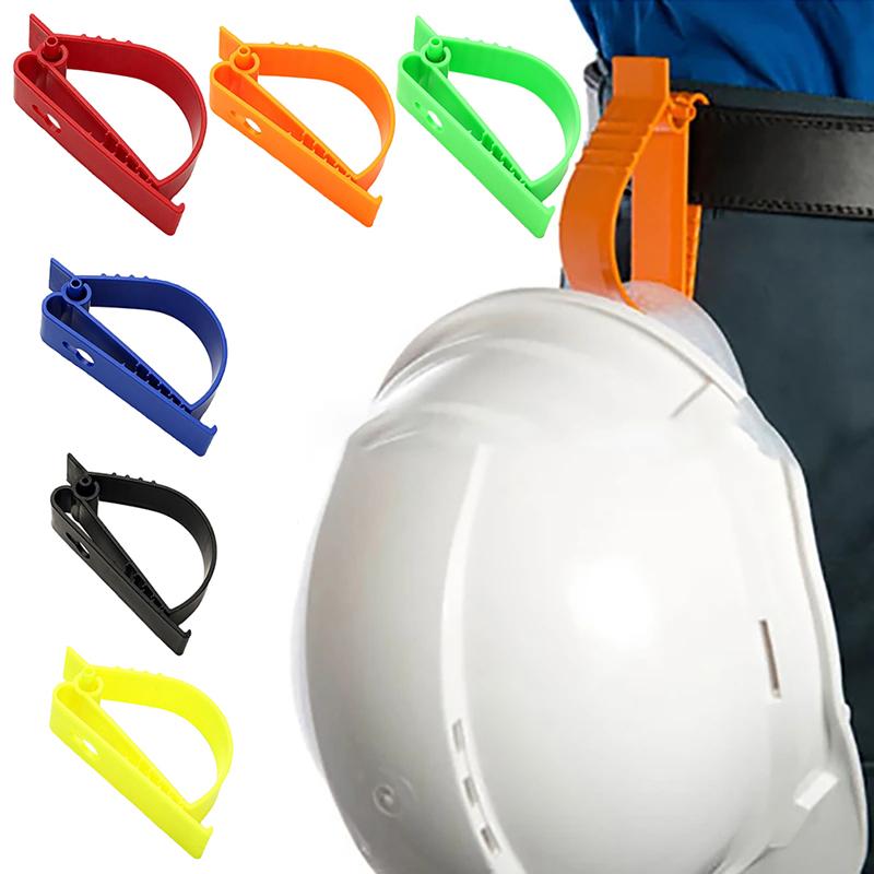 1Pc Multifunctional Clamp Safety Helmet Clamp Key Chains Clips Helmet Clips