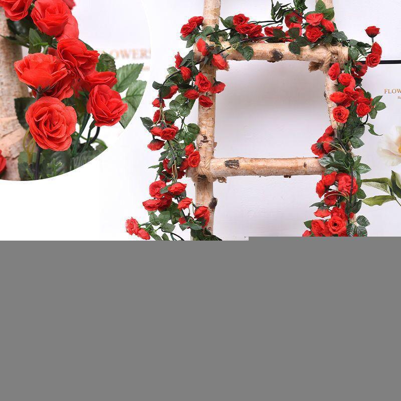 1шт цветочный арочный декор домашнее свадебное украшение гирлянда из роз и плюща шелковые розы искусственные цветы поддельные виноградные лозы