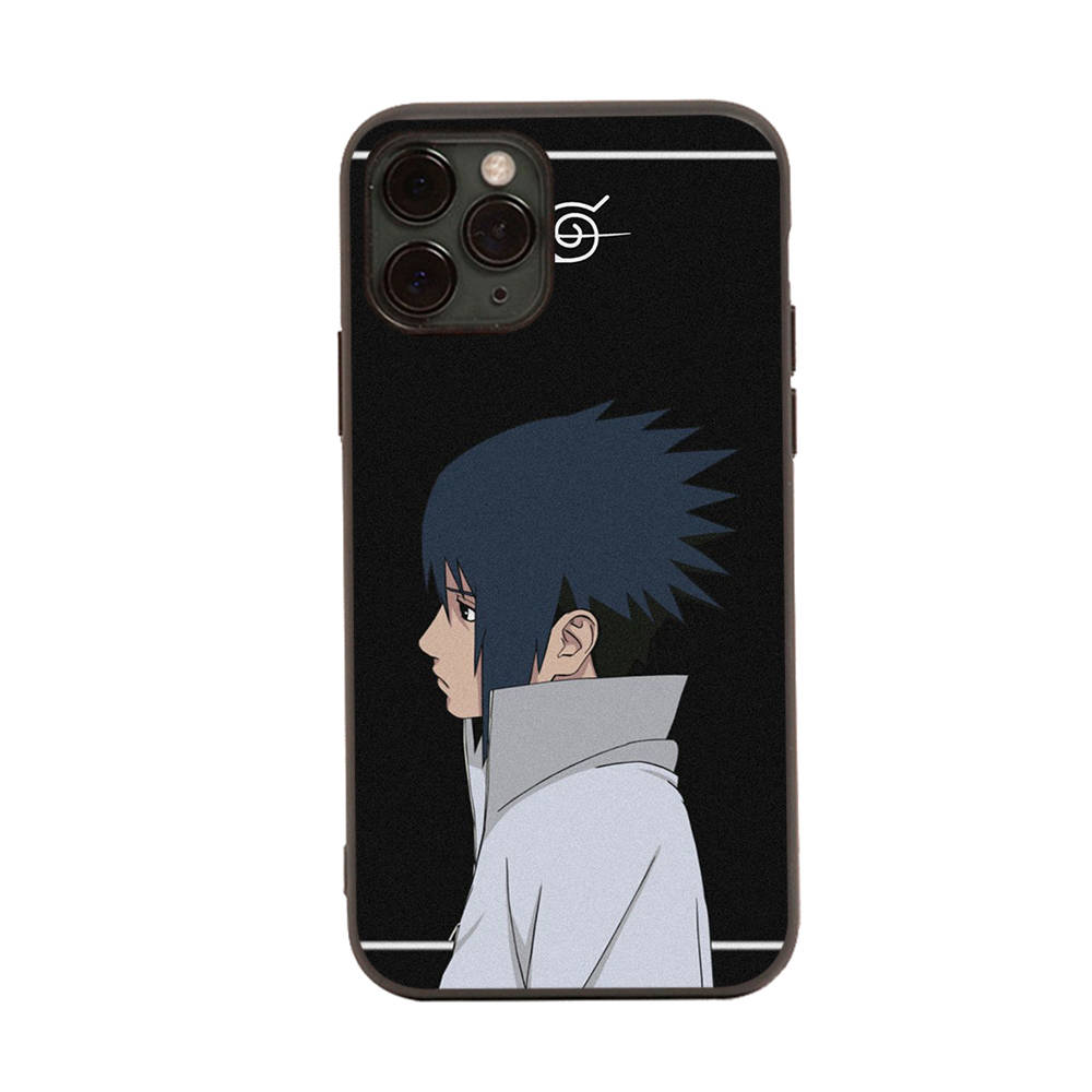Чехол WD22 Naruto Sasuke Black Soft для Samsung Note 20 Lite S24 Ultra S23 A03 A05 A06 A11 A71 A15 A16 A13 A24 A25 A33 A52 A53 A50 M55 M35 Plus