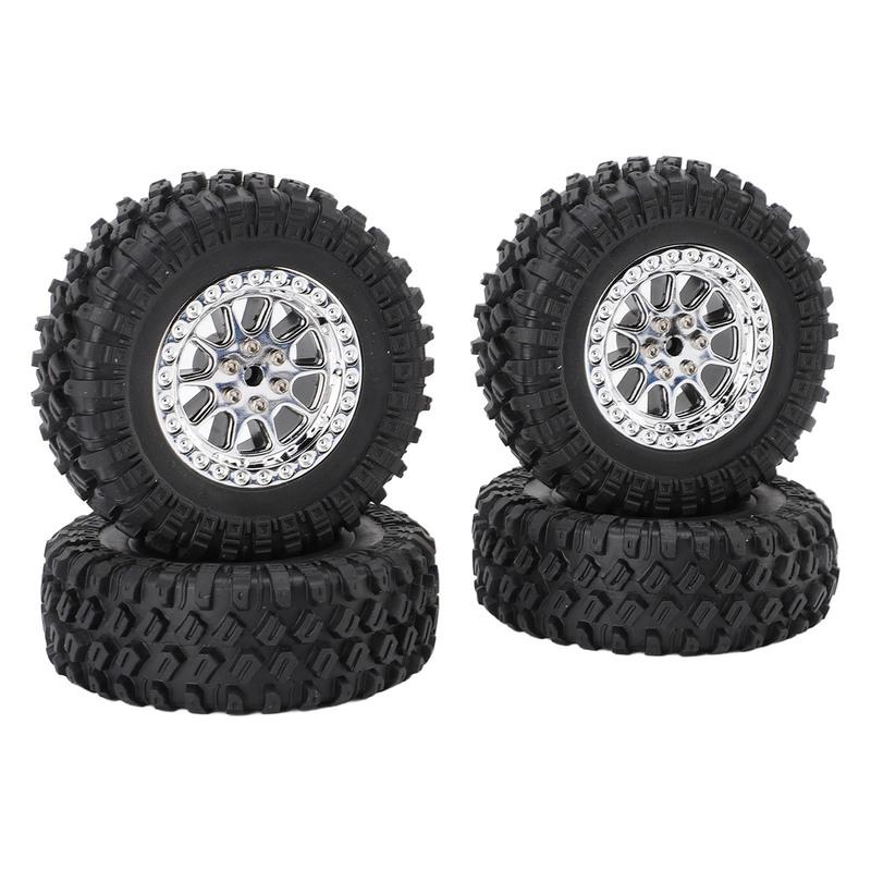 RC Car Tires Rubber Sturdy Remote Control Pickup Truck Wheel Tires Replacement for MN82 RC Wheel Tires RC Truck Wheel Tires