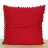 Red Gold Ombre Print Cotton Cushion Cover, Sofa Pillow Cases, Decorative Cushion Cover