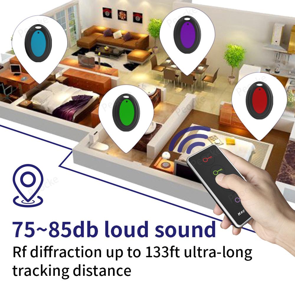 Wireless Key Finder Household Lost Tracker Anti Lost Key Finder Remote Control 1 RF Transmitter 4 Receiver Smart Keys Searcher